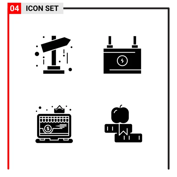 Set Universal Creative Icons Simply Vector Illustrations Web Mobile Apps — Stock Vector