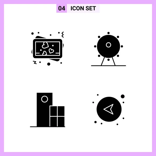 Set Universal Creative Icons Simply Vector Illustrations Web Mobile Apps — Stock Vector