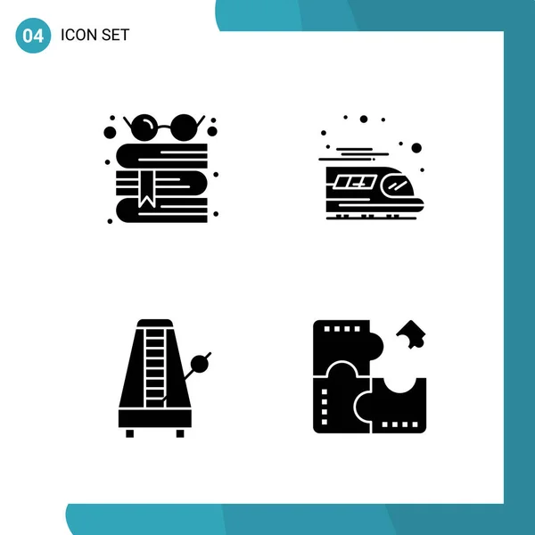 Vector Illustration Flat Icons Set — Stock Vector