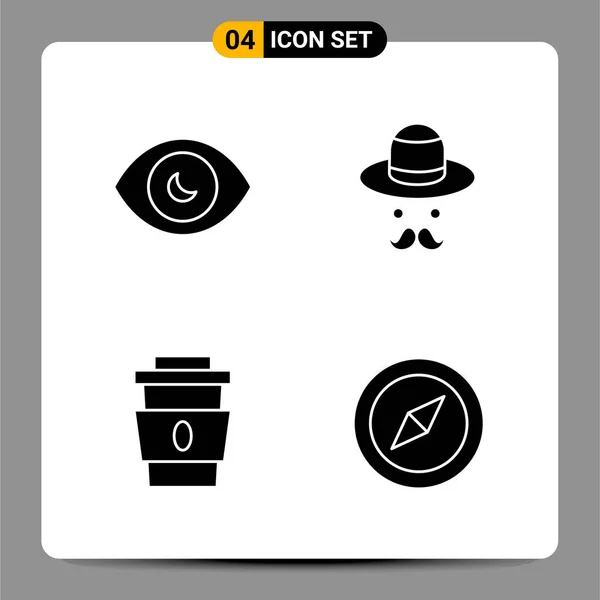 Set Universal Creative Icons Simply Vector Illustrations Web Mobile Apps — Stock Vector