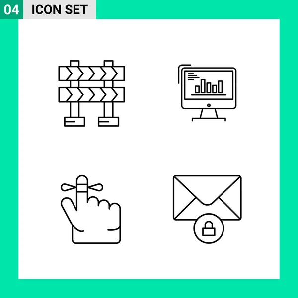 Conjunto de 16 iconos universales Vector de negocios — Archivo Imágenes Vectoriales