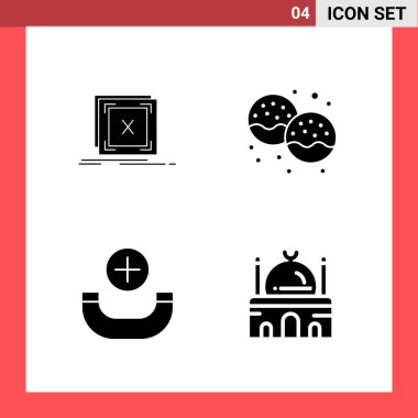 Evrensel yaratıcı simgeler kümesi, web ve mobil uygulamalar ve projeler için basit vektör illüstrasyonları 