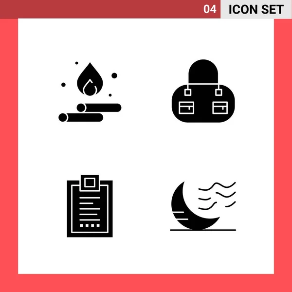 Conjunto Iconos Creativos Universales Simplemente Vector Ilustraciones Para Aplicaciones Web — Vector de stock