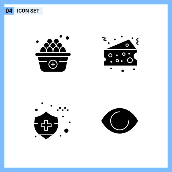 Conjunto Iconos Creativos Universales Simplemente Vector Ilustraciones Para Aplicaciones Web — Vector de stock