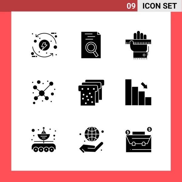 Conjunto Iconos Creativos Universales Simplemente Vector Ilustraciones Para Aplicaciones Web — Vector de stock