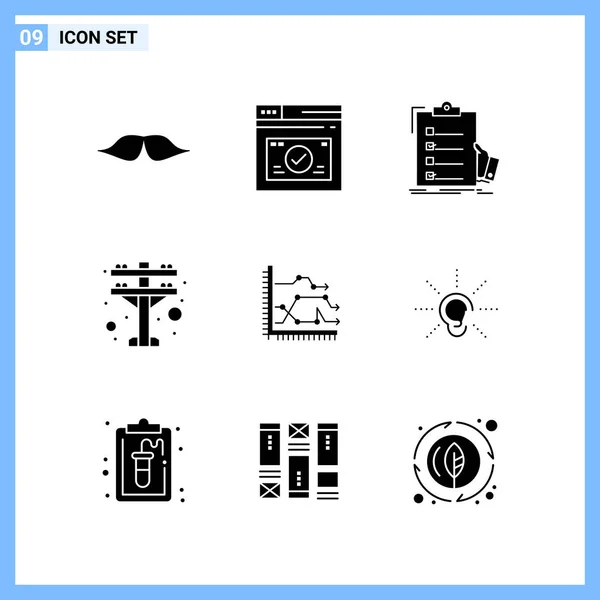 Set de 25 iconos de negocio universales Vector — Vector de stock