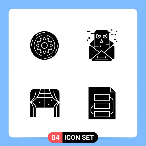 Set Universal Creative Icons Simply Vector Illustrations Web Mobile Apps — Stock Vector