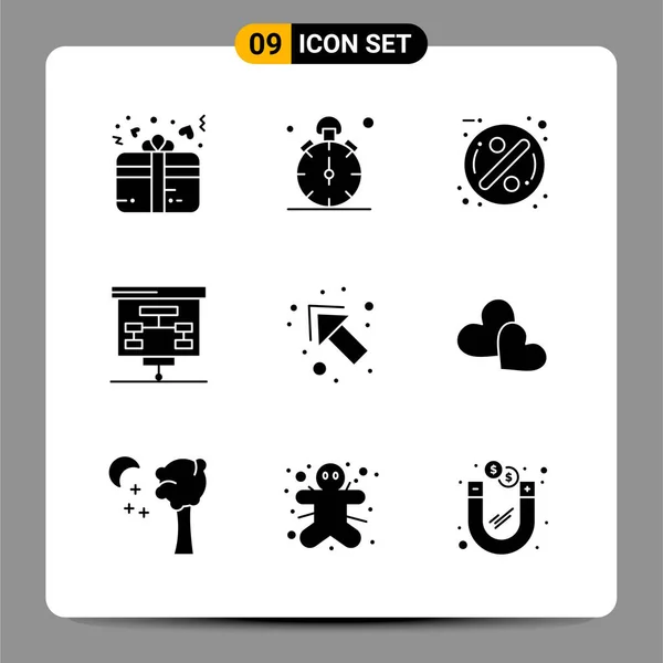 Set Dari Ikon Kreatif Universal Cukup Ilustrasi Vektor Untuk Aplikasi - Stok Vektor