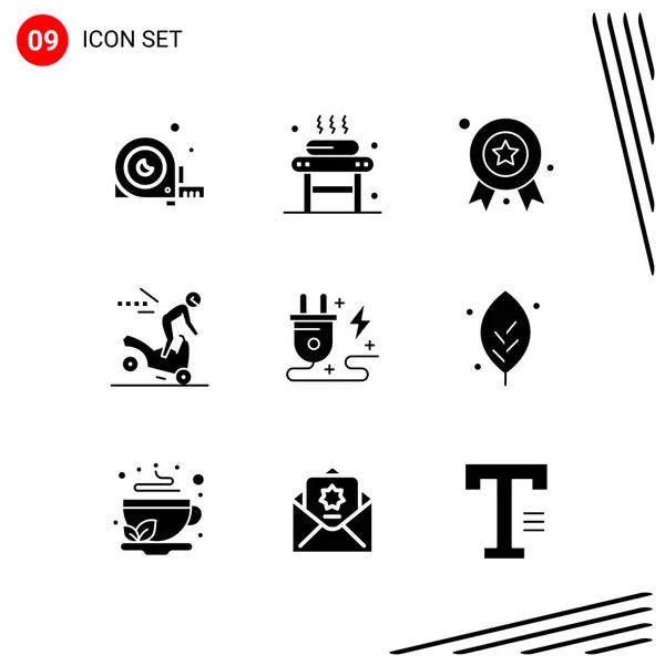 Set Universal Creative Icons Simply Vector Illustrations Web Mobile Apps — Stock Vector