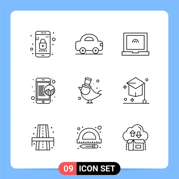 Set of 25 Universal Business Icons Vector — Stockový vektor