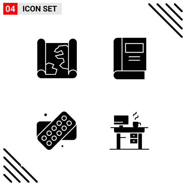 Conjunto Iconos Creativos Universales Simplemente Vector Ilustraciones Para Aplicaciones Web — Vector de stock