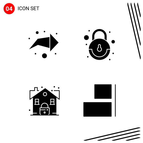 Conjunto Iconos Creativos Universales Simplemente Vector Ilustraciones Para Aplicaciones Web — Vector de stock