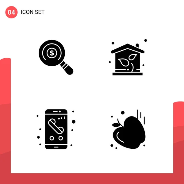 Conjunto Iconos Creativos Universales Simplemente Vector Ilustraciones Para Aplicaciones Web — Vector de stock