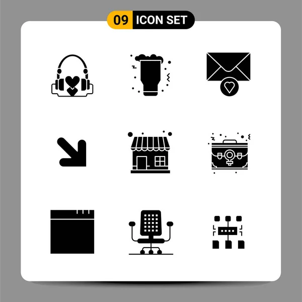 Set Universal Creative Icons Simply Vector Illustrations Web Mobile Apps — Stock Vector