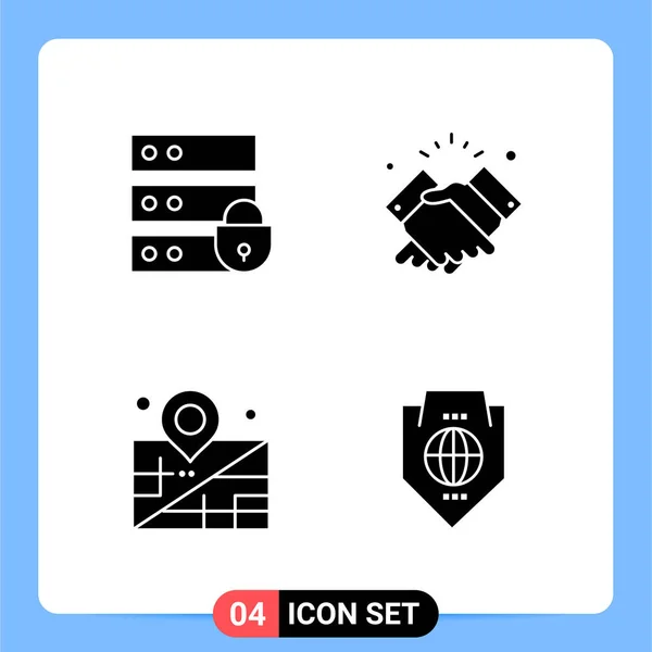 Conjunto Iconos Creativos Universales Simplemente Vector Ilustraciones Para Aplicaciones Web — Vector de stock