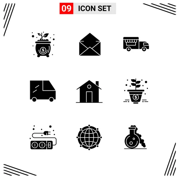 Conjunto Iconos Creativos Universales Simplemente Vector Ilustraciones Para Aplicaciones Web — Vector de stock