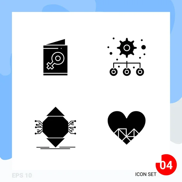 Set Universal Creative Icons Simply Vector Illustrations Web Mobile Apps — Stock Vector