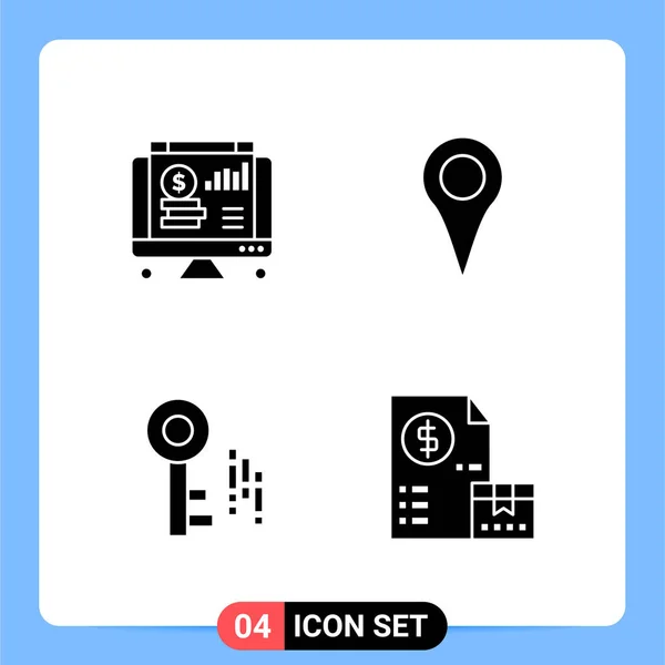 Conjunto Iconos Creativos Universales Simplemente Vector Ilustraciones Para Aplicaciones Web — Vector de stock