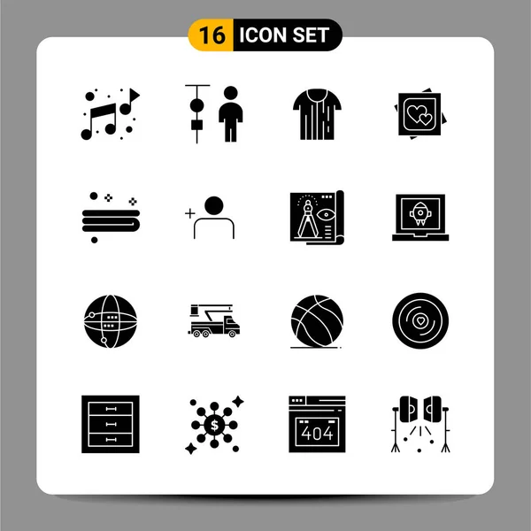 Conjunto Iconos Creativos Universales Simplemente Vector Ilustraciones Para Aplicaciones Web — Vector de stock