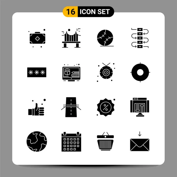 Set of 25 Universal Business Icons Vector — Stockový vektor