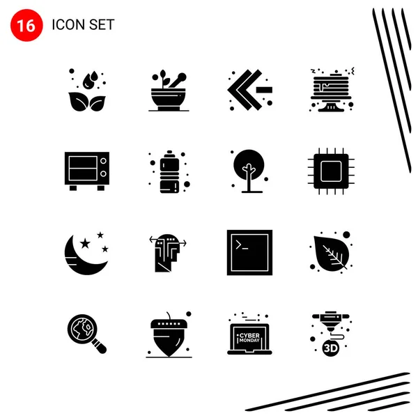 Conjunto Iconos Creativos Universales Simplemente Vector Ilustraciones Para Aplicaciones Web — Vector de stock