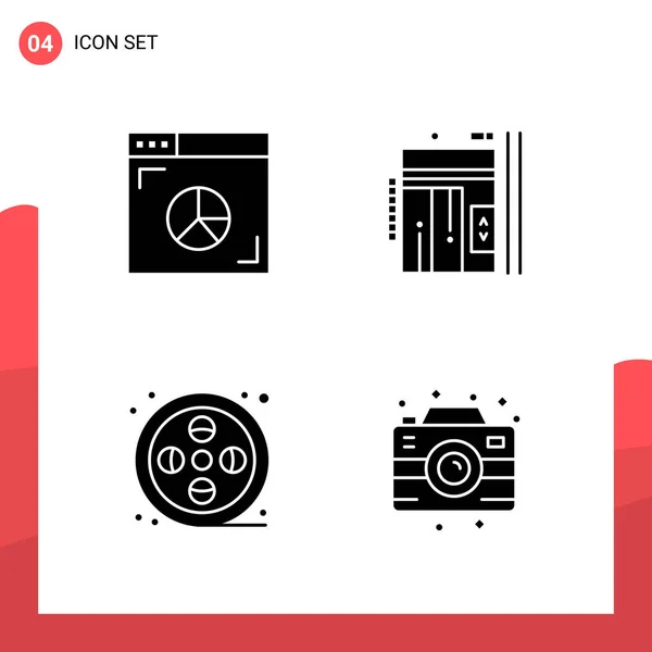 Set Universal Creative Icons Simply Vector Illustrations Web Mobile Apps — Stock Vector