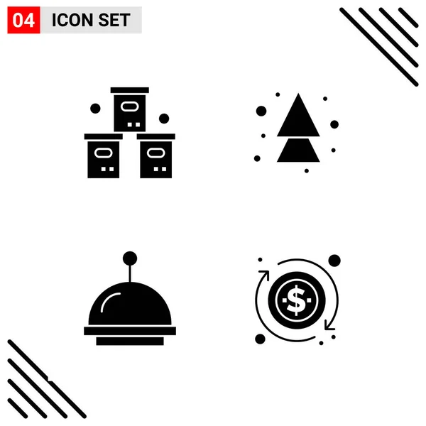 Conjunto Iconos Creativos Universales Simplemente Vector Ilustraciones Para Aplicaciones Web — Vector de stock