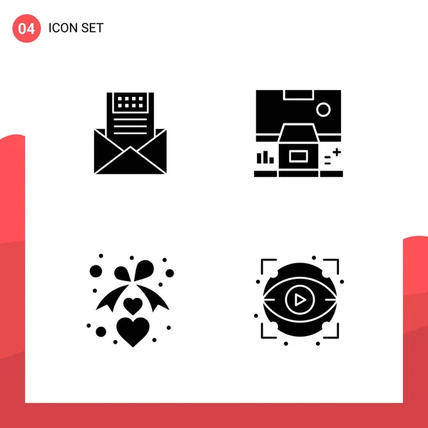 Conjunto Iconos Creativos Universales Simplemente Vector Ilustraciones Para Aplicaciones Web — Archivo Imágenes Vectoriales