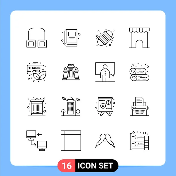 Set de 25 iconos de negocio universales Vector — Vector de stock