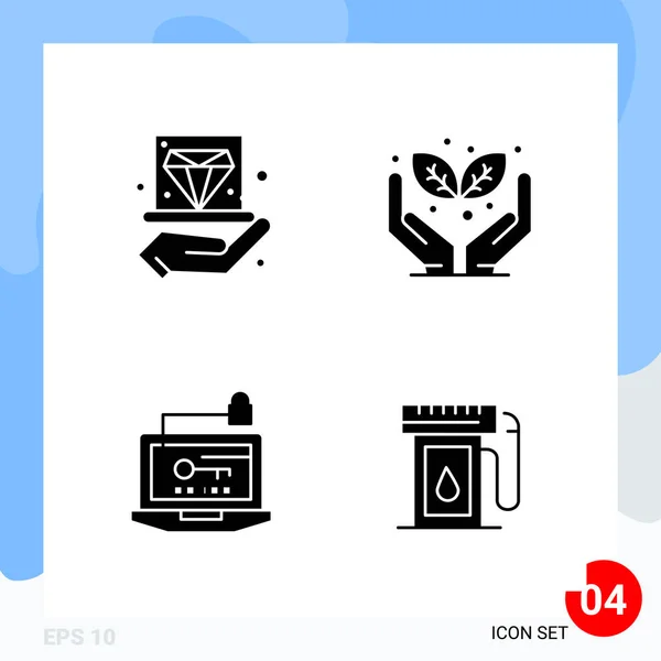 Conjunto Iconos Creativos Universales Simplemente Vector Ilustraciones Para Aplicaciones Web — Vector de stock