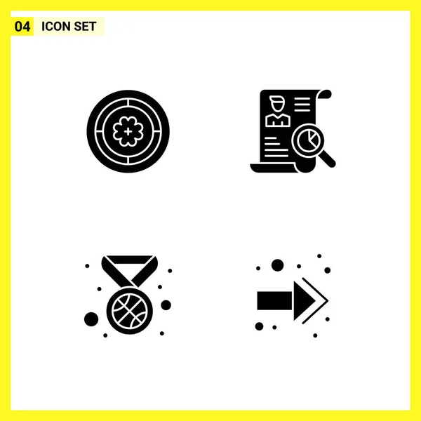 Conjunto Iconos Creativos Universales Simplemente Vector Ilustraciones Para Aplicaciones Web — Vector de stock