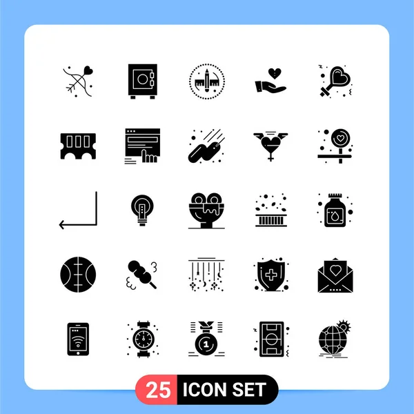 Conjunto Iconos Creativos Universales Simplemente Vector Ilustraciones Para Aplicaciones Web — Vector de stock