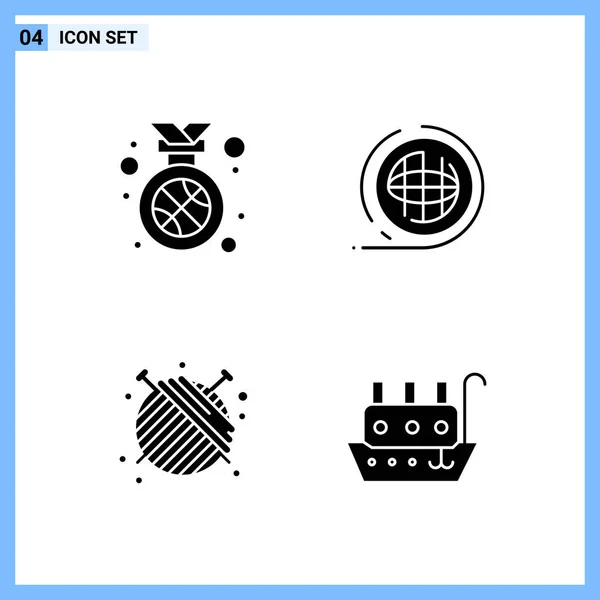 Conjunto Iconos Creativos Universales Simplemente Vector Ilustraciones Para Aplicaciones Web — Vector de stock