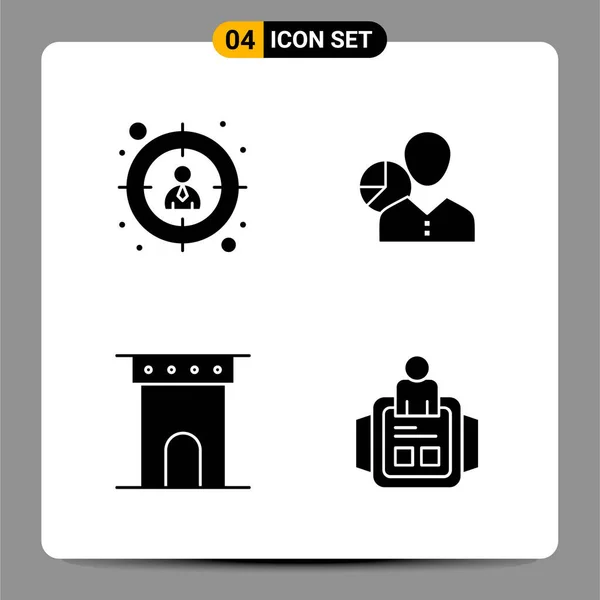 Conjunto Iconos Creativos Universales Simplemente Vector Ilustraciones Para Aplicaciones Web — Vector de stock