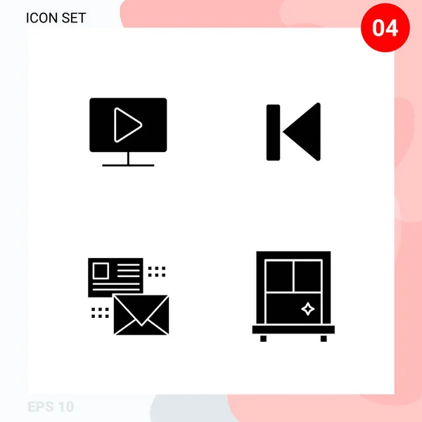 Set of 25 Universal Business Icons Vector — Stockový vektor