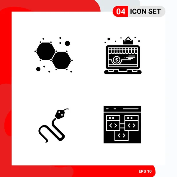 Set Universal Creative Icons Simply Vector Illustrations Web Mobile Apps — Stock Vector