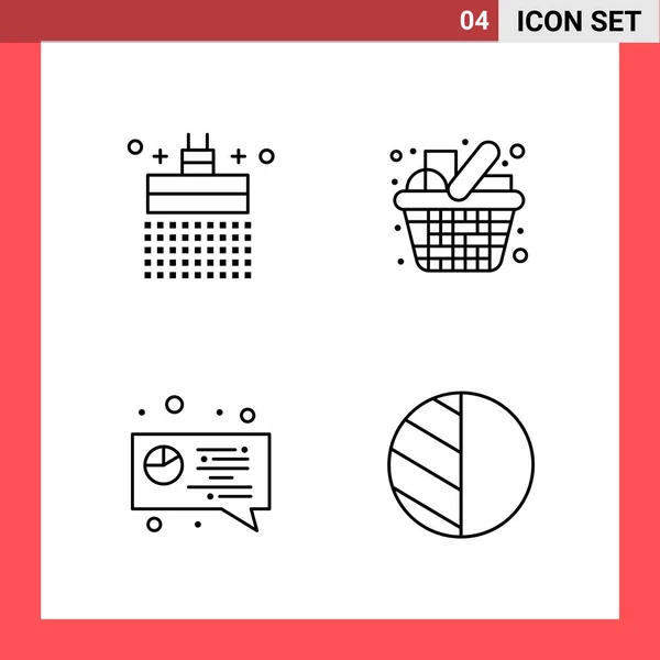 Set of 25 Universal Business Icons Vector — Stock Vector