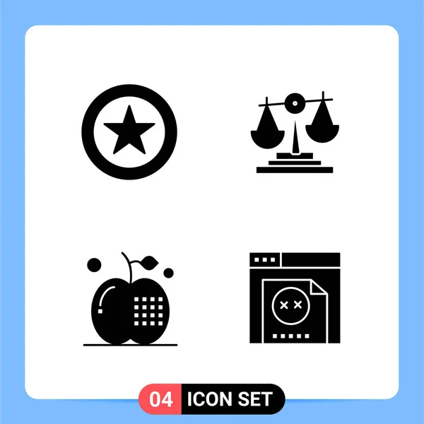 Conjunto Iconos Creativos Universales Simplemente Vector Ilustraciones Para Aplicaciones Web — Vector de stock