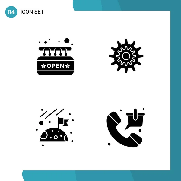 Set Universal Creative Icons Simply Vector Illustrations Web Mobile Apps — Stock Vector