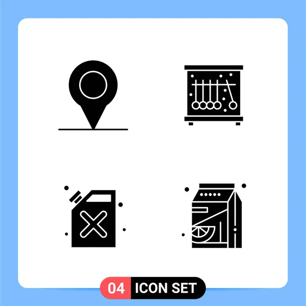 Conjunto Iconos Creativos Universales Simplemente Vector Ilustraciones Para Aplicaciones Web — Vector de stock