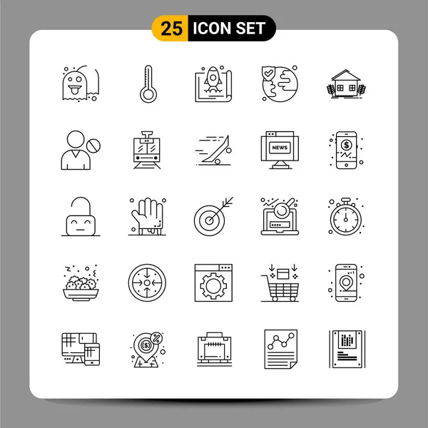 Set Universal Creative Icons Simply Vector Illustrations Web Mobile Apps — Stock Vector