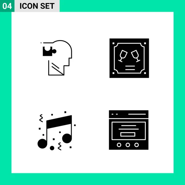 Set Universal Creative Icons Simply Vector Illustrations Web Mobile Apps — Stock Vector