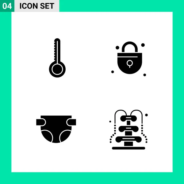 Set Universal Creative Icons Simply Vector Illustrations Web Mobile Apps — Stock Vector