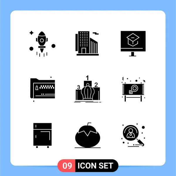 Set de 25 iconos de negocio universales Vector — Vector de stock