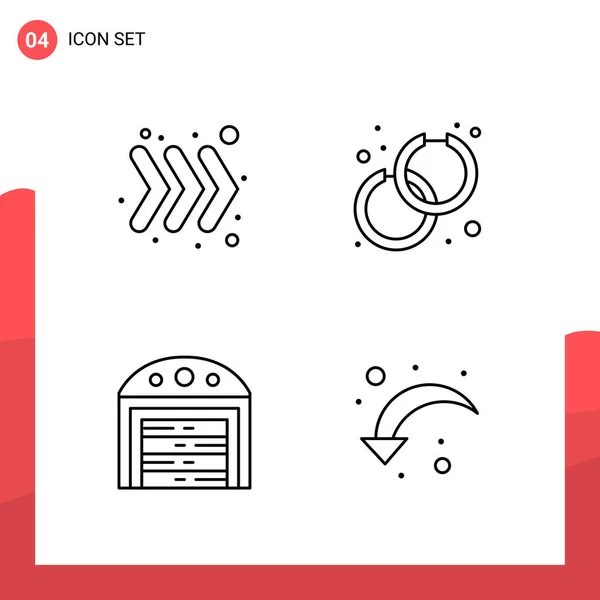 Set van 25 Universele Business Iconen Vector — Stockvector