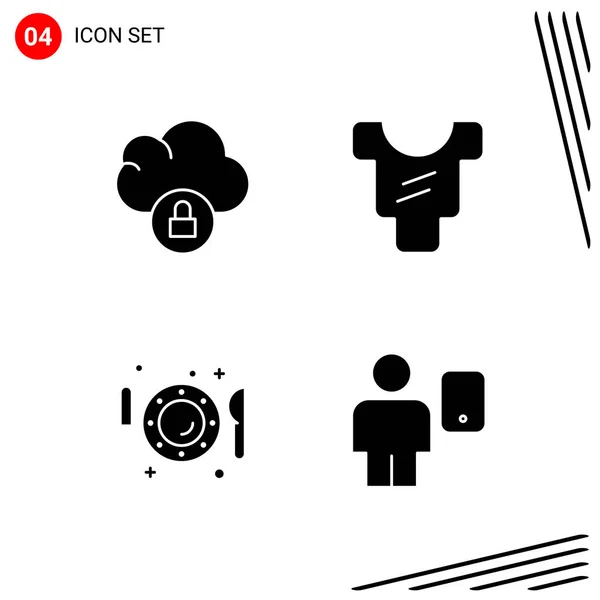 Set Universal Creative Icons Simply Vector Illustrations Web Mobile Apps — Stock Vector