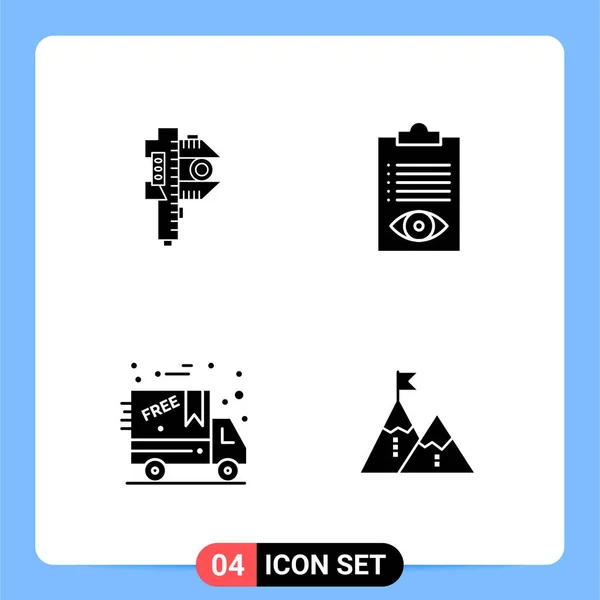 Set Dari Ikon Kreatif Universal Cukup Ilustrasi Vektor Untuk Aplikasi - Stok Vektor