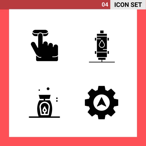 Conjunto Iconos Creativos Universales Simplemente Vector Ilustraciones Para Aplicaciones Web — Vector de stock