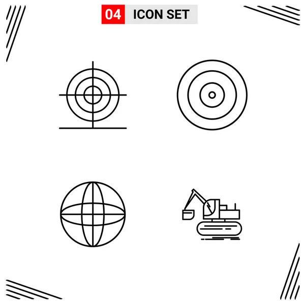 Set of 25 Universal Business Icons Vector — Stockový vektor