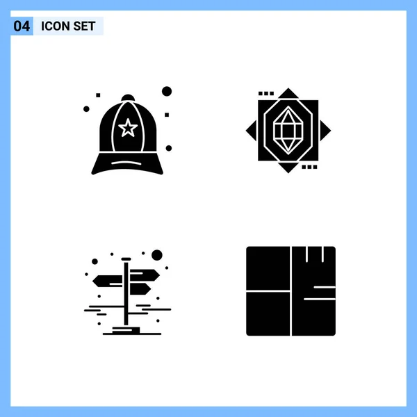 Set Universeller Kreativer Symbole Einfach Vektorillustrationen Für Web Und Mobile — Stockvektor